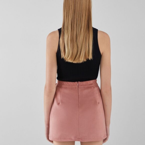 Bershka Pink Mini Pencil Skirt - Picture 2 of 7